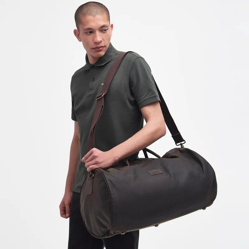 Barbour Wax Holdall - Olive-4